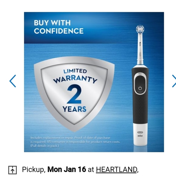 The Oral-B Pro 500 Rechargeable Electric Toothbrush - Picture 3 of 10